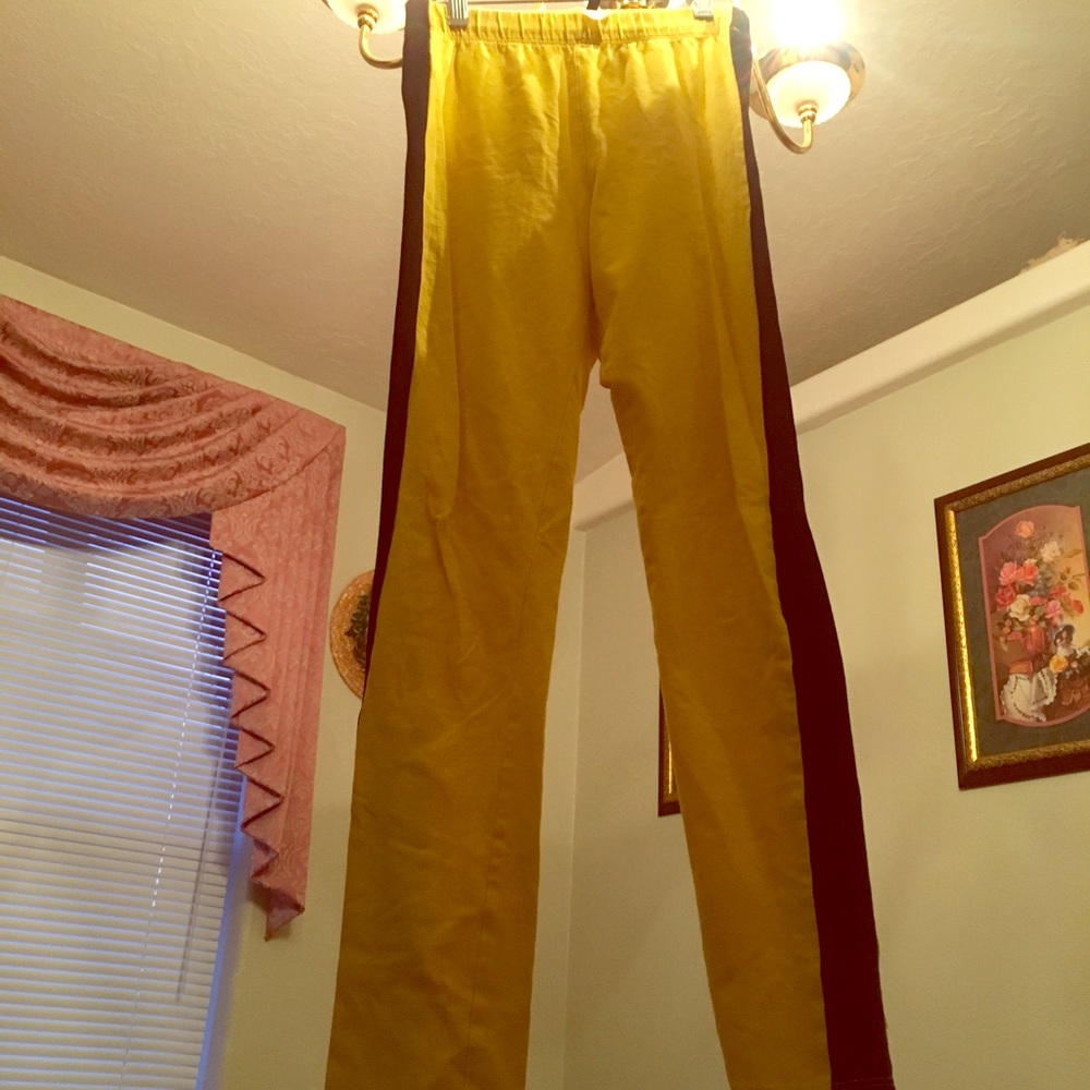 Fabric Stretch Kill In Pants Yellow